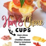 ham and egg appetizer cups