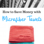 tupperware microfiber towels and saving money