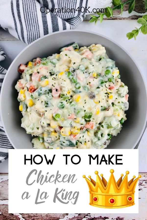 how to make chicken a la king