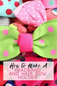 Princess Room headband and bow holder