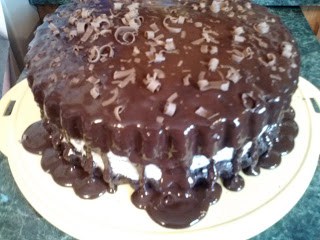 Oreo Kahluha Birthday Cake