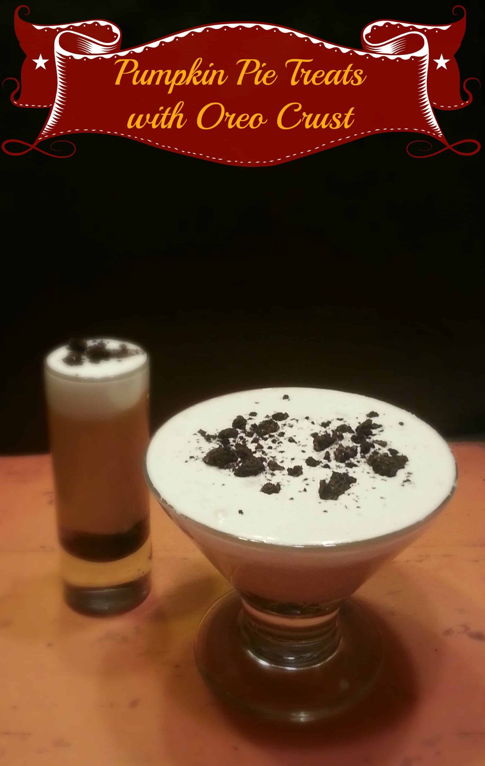 Pumpkin Pie Treats with Oreo Crust Pumpkin Pie Treats with Oreo Crust