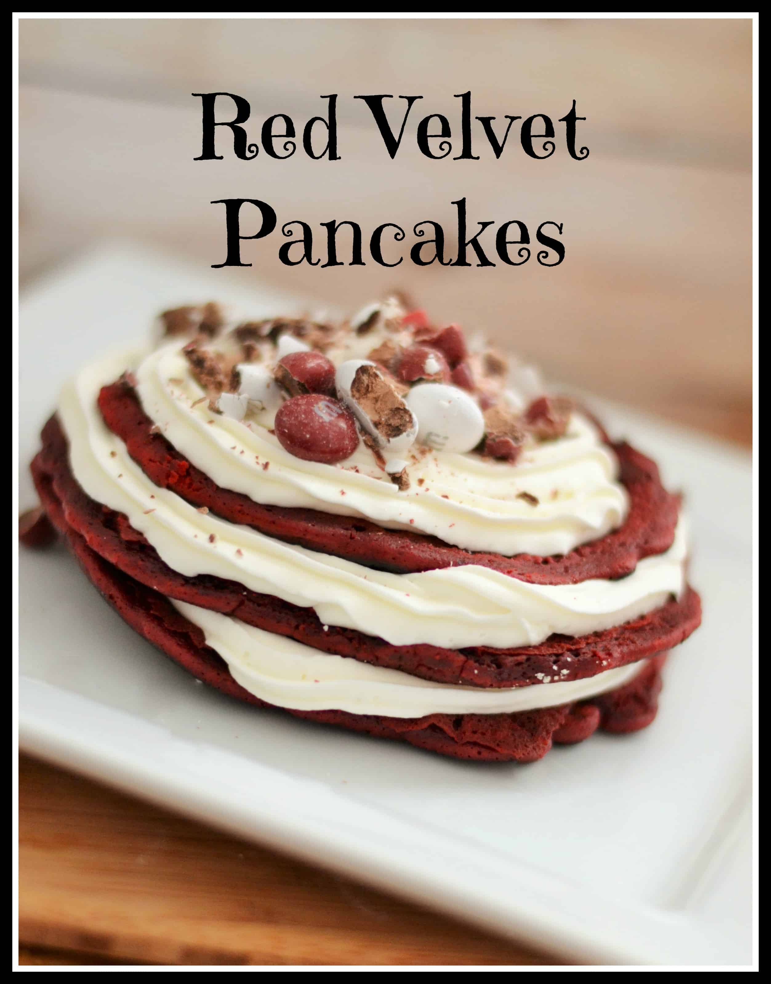 Red Velvet Pancakes