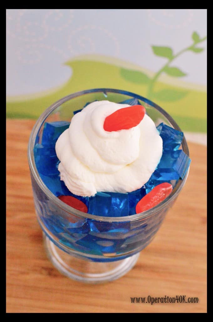 Dr Seuss Red Fish Blue Fish Jell-O