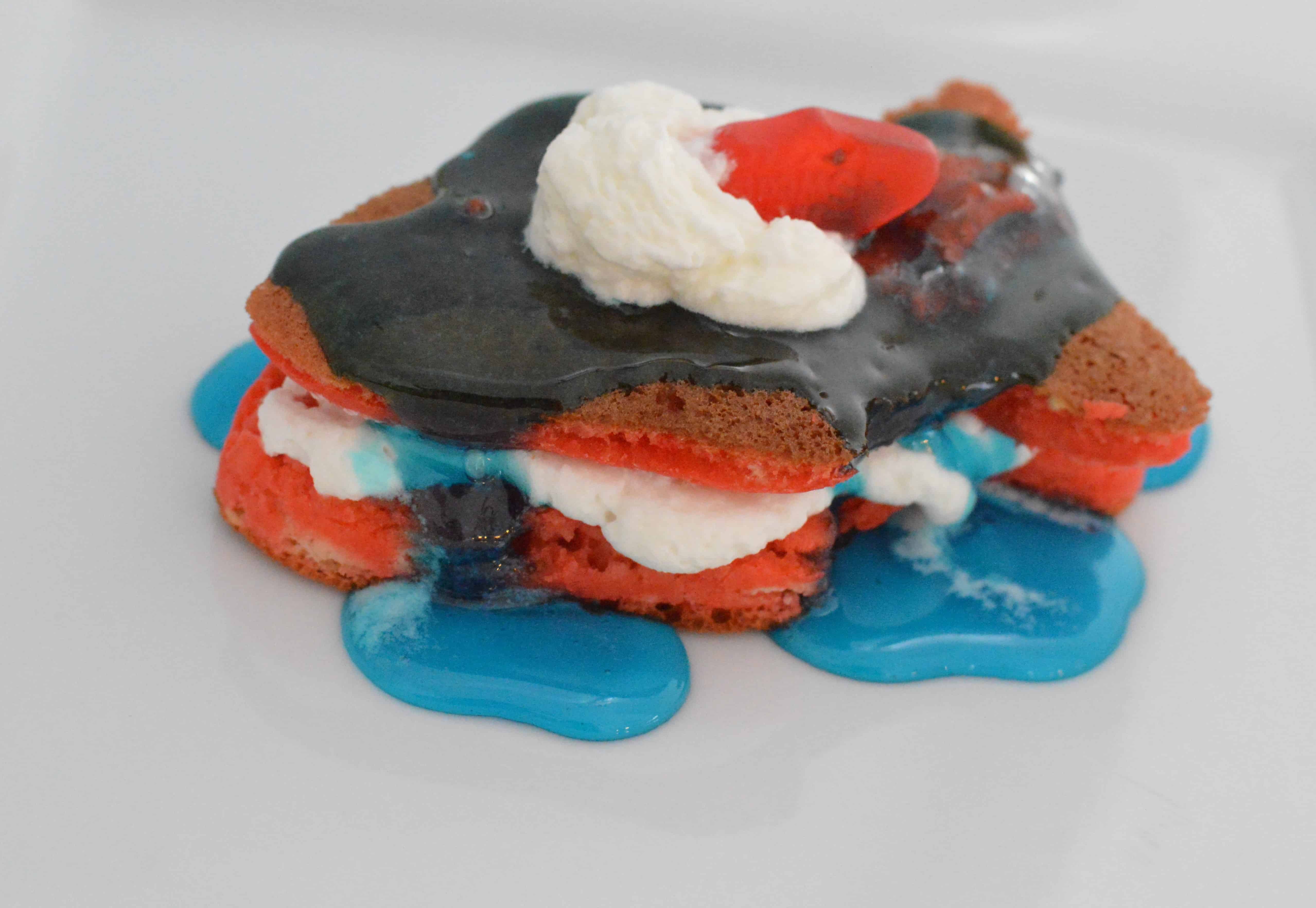 Dr Seuss Red Fish Blue Fish Pancakes!