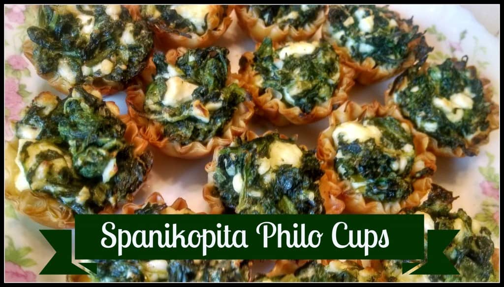 Greek Inspired Spanikopita Philo Cups Greek Inspired Spanikopita Philo Cups