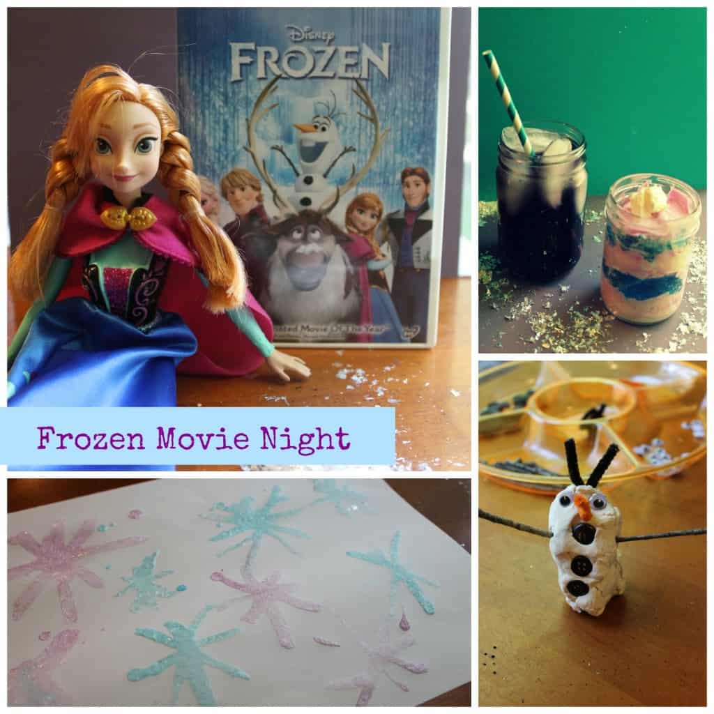 Disney Frozen Movie Night Disney Frozen Movie Night