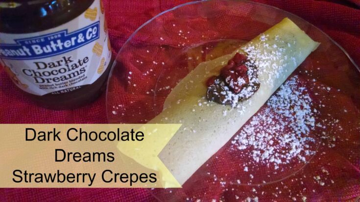 Dark Chocolate Dreams Strawberry Crepes