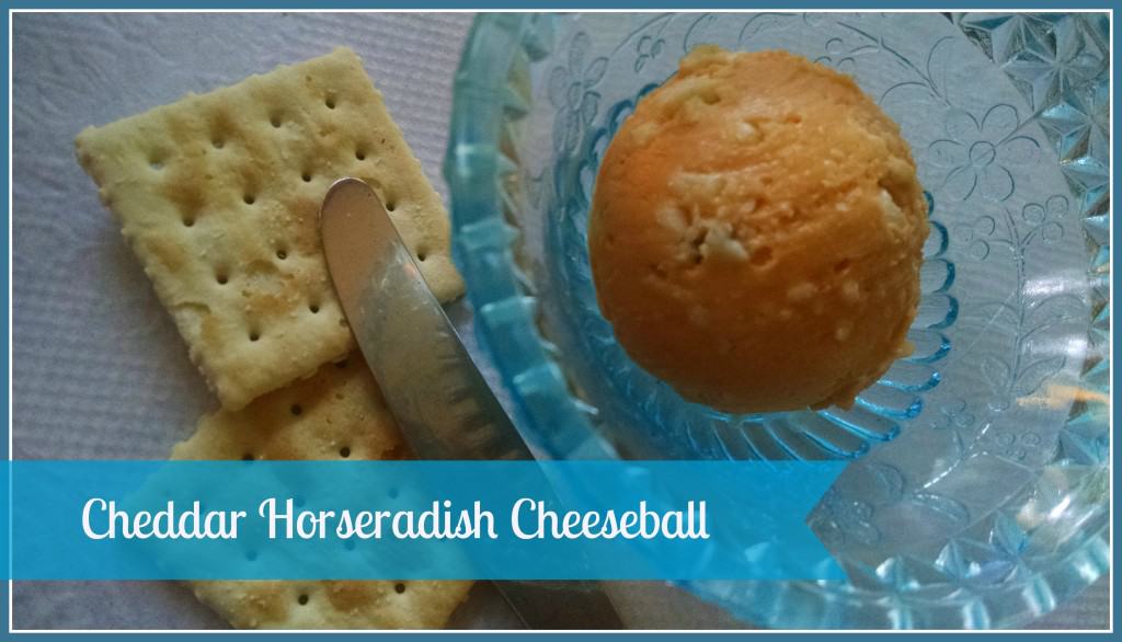 Perfect For Guests: Cheddar Horseradish Cheeseball