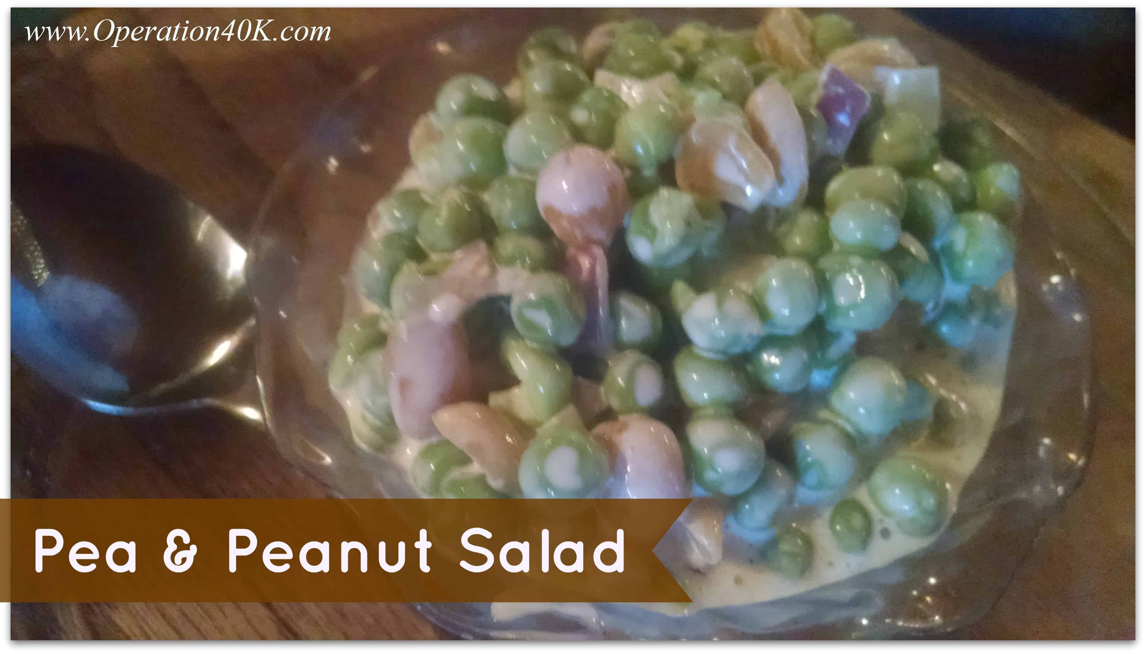 Pea and Peanut Salad