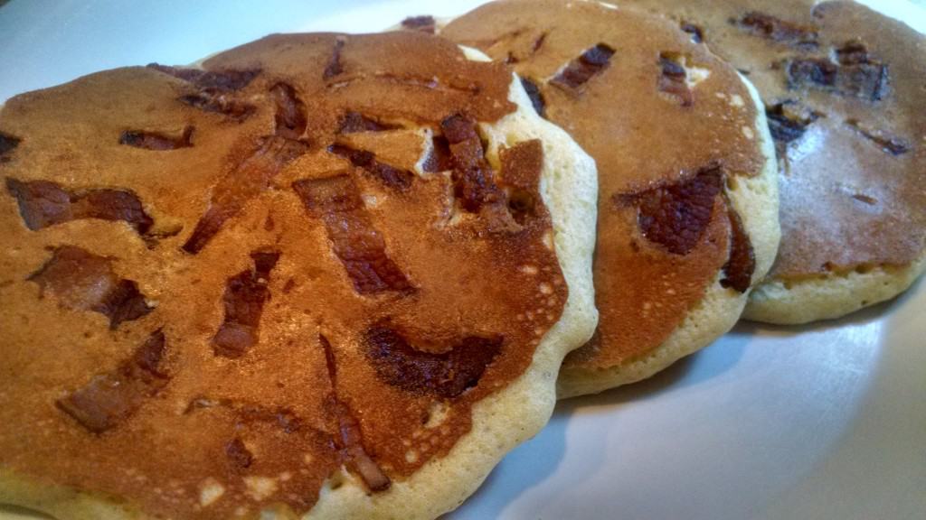 Bacon Pancakes Recipe – 5 Weight Watcher Smart Points!