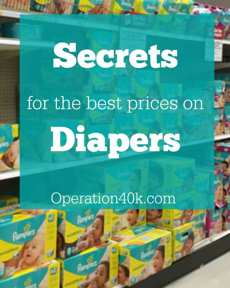 How to get the BEST Prices on Diapers
