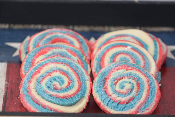 Red, White, and Blue Bliss: Old Fashioned Pinwheel Cookies with a Patriotic Twist