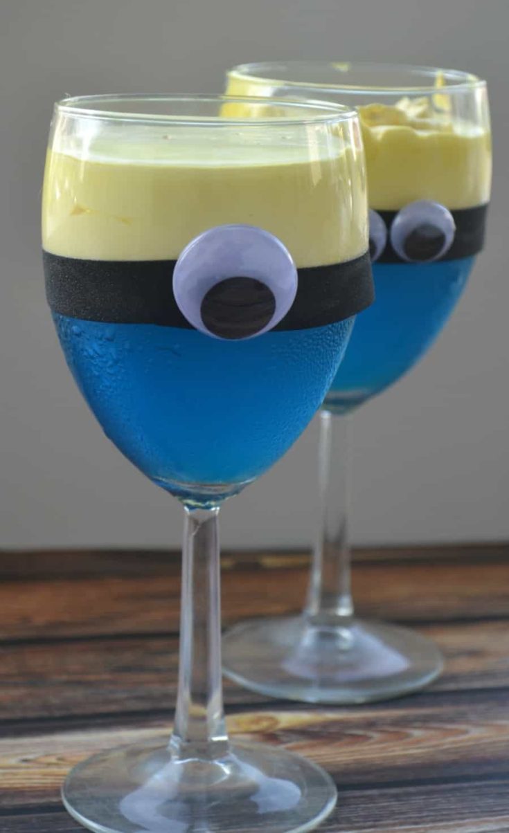 Minion Jell-O Parfait Recipe