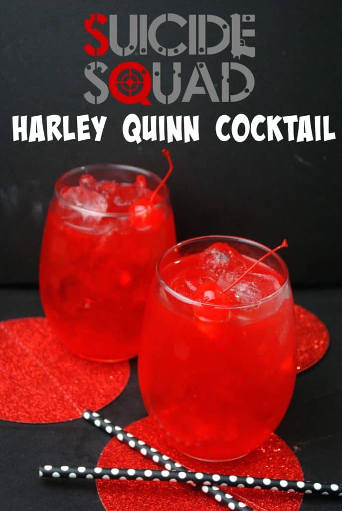Suicide Squad Harley Quinn Cocktail Recipe