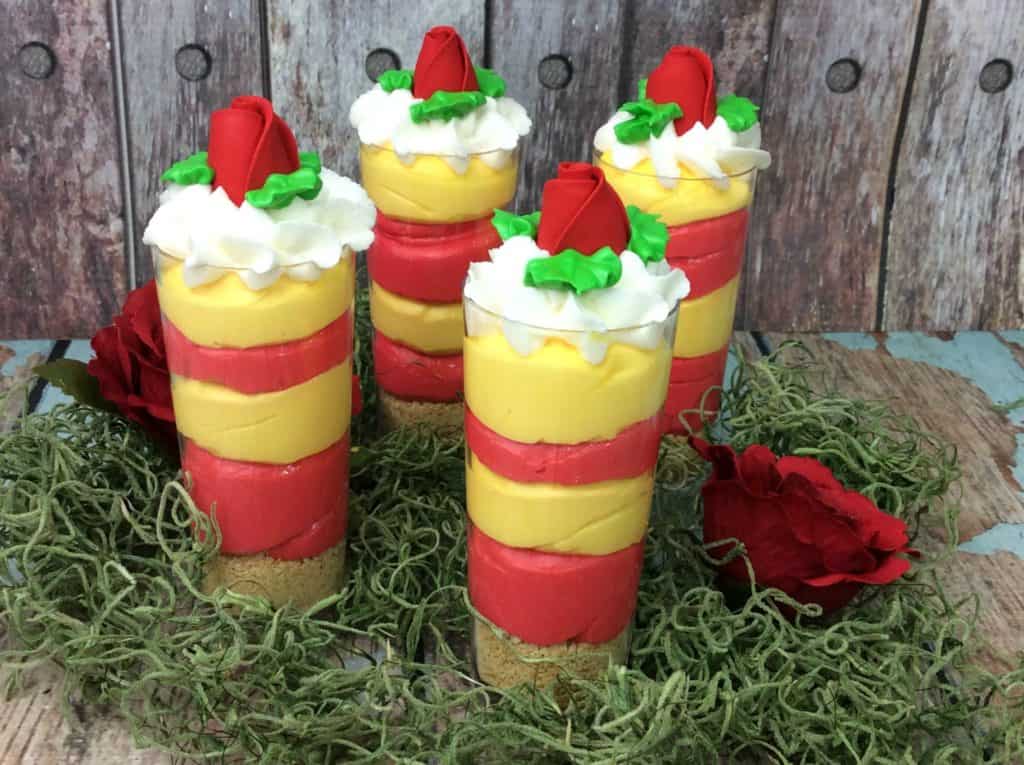Beauty and the Beast Cheesecake Shooters