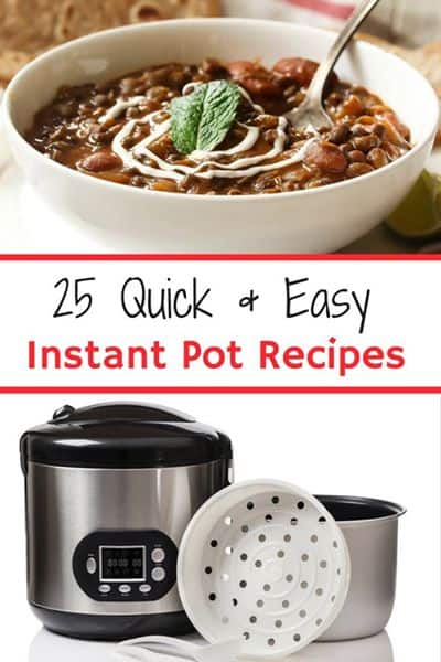 25 Quick and Easy Instant Pot Recipes