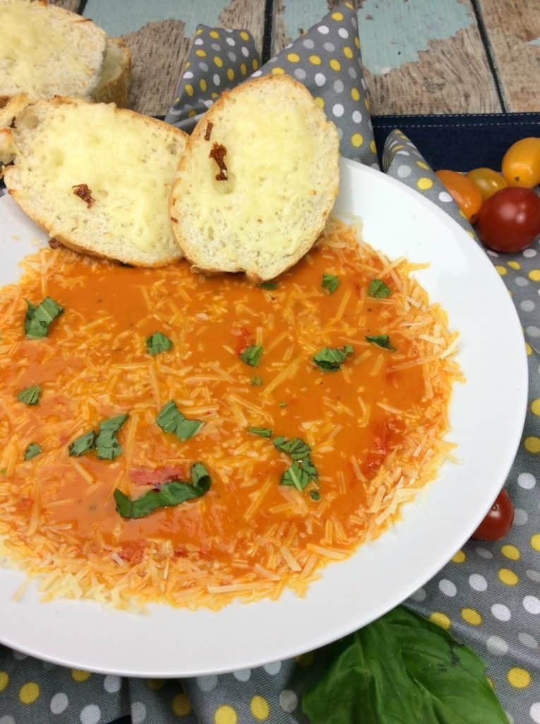 Tomato Bisque Soup with Basil – Only 2 Weight Watcher Smart Points