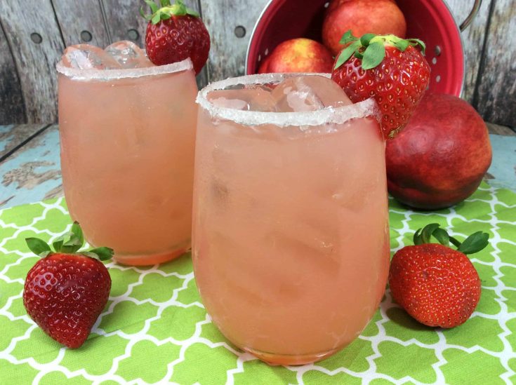 Nectarine Strawberry Cocktail