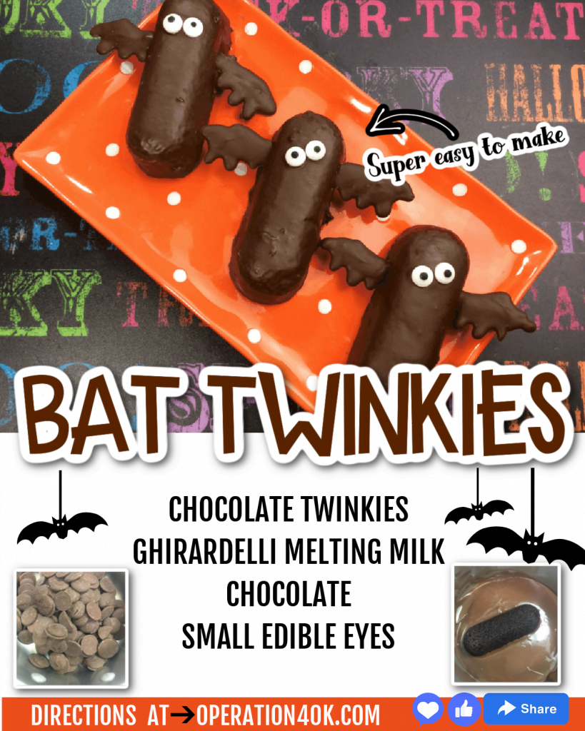 Hostess Halloween Bat Treats From Twinkies Are Super Easy to Make