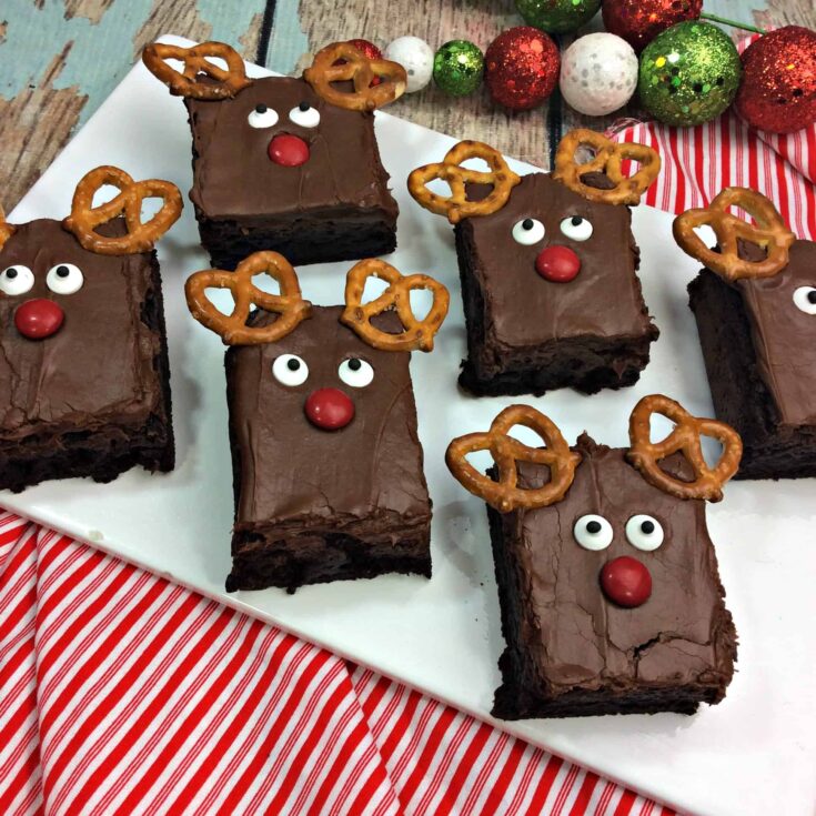 Santa's Favorite Reindeer Brownies
