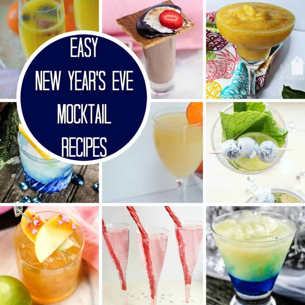 Easy New Year’s Eve Party Mocktails
