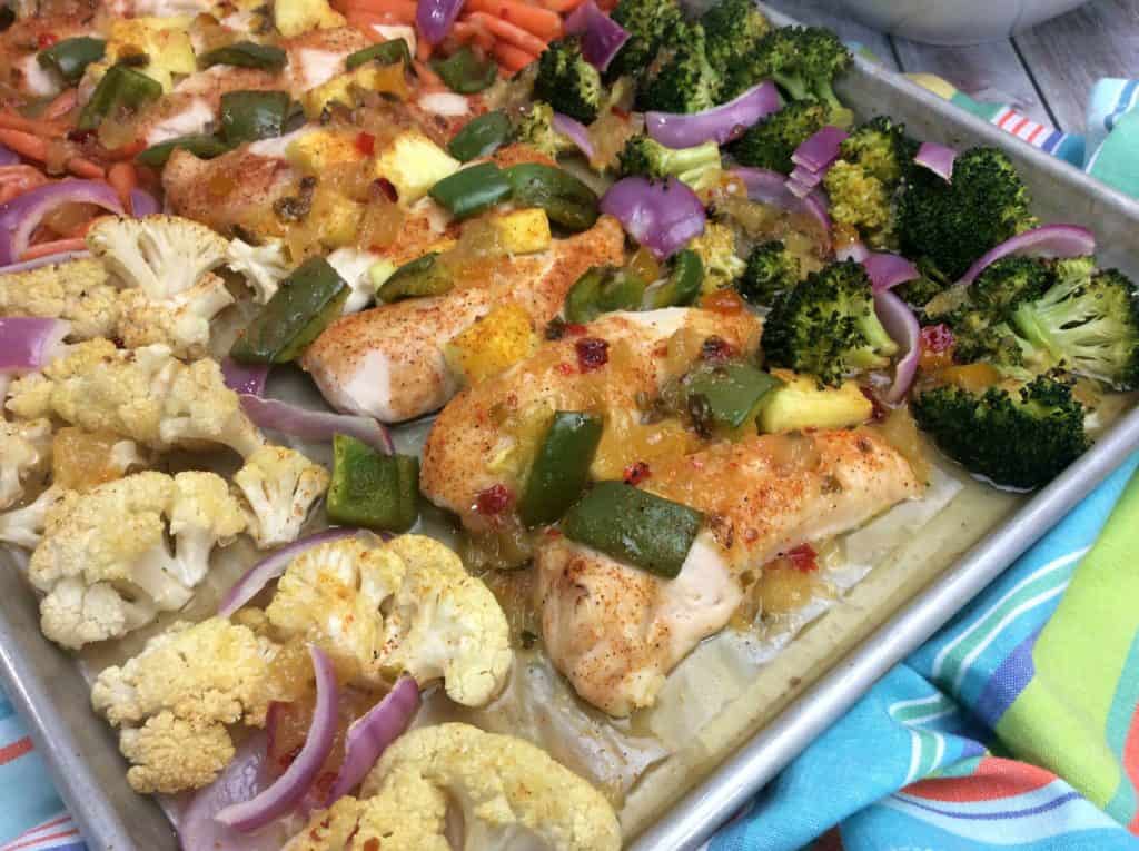 Sheet Pan Pineapple Spiced Chicken: An Easy, Flavorful Dinner