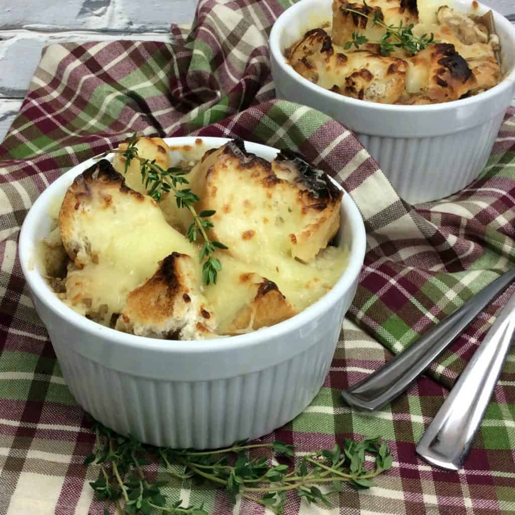 Slow Cooker Hearty Guinness French Onion Soup