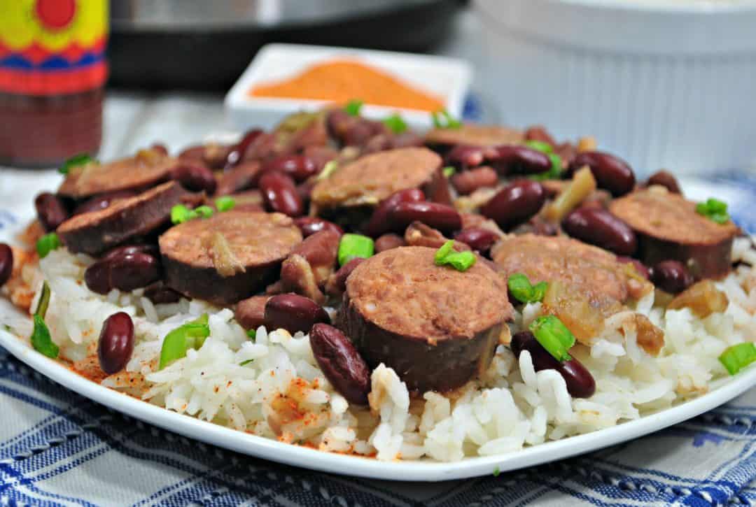 Easy to Make Instant Pot Red Beans and Rice Dinner