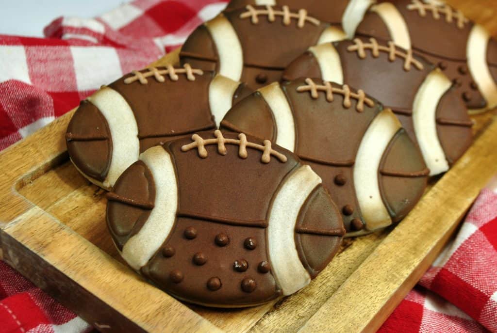 Fan Favorite Football Cookies