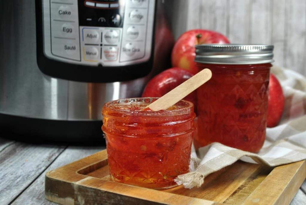 Apple Pepper Jelly Made in the Instant Pot