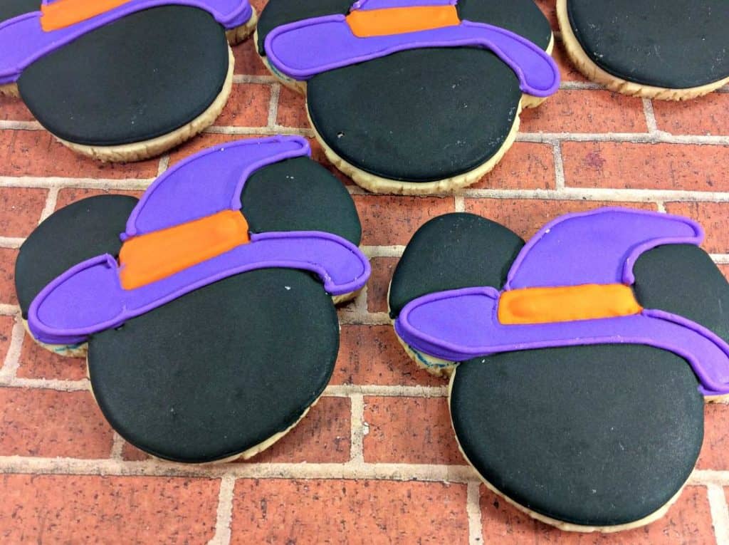 Seasonal Mickey Mouse Witch Sugar Cookies