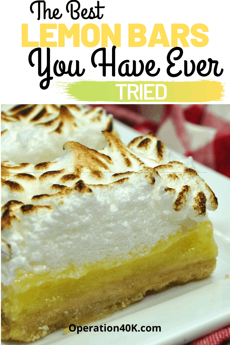 The Best Boozy Creamy Lemon Bars Recipe Operation 40K