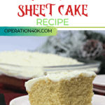 Our Amazing Mouth-Watering Eggnog Sheet Cake Recipe article featue image