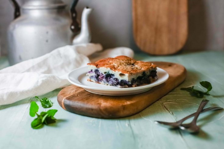 The Best Blueberry Sheet Cake