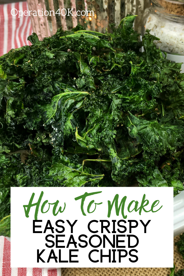 Easy Crispy Seasoned Kale Chips Oven Recipe