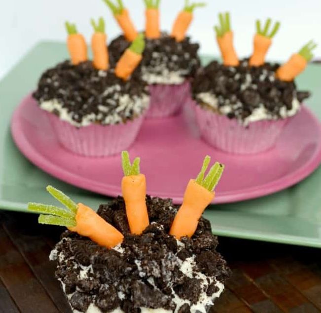carrot patch cupcakes