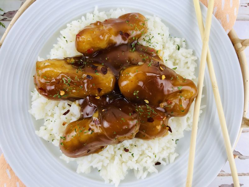 How to Make Aldi General Tso Chicken with Gold Bag Chicken
