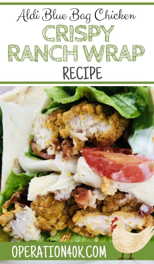 How to Make Aldi Blue Bag Chicken Bacon Ranch Wraps