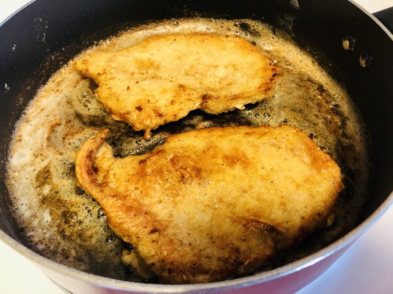 browned chicken