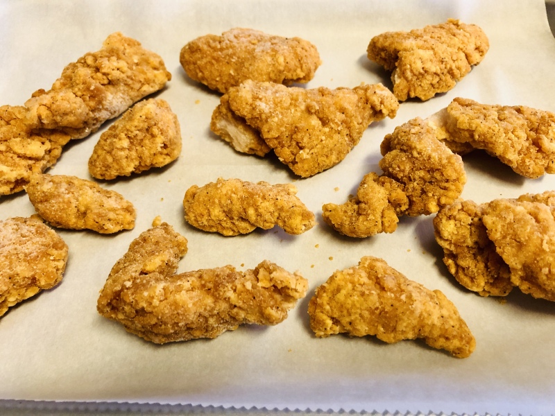 How to make Aldi Blue Bag Crispy Chicken & Waffle Bites