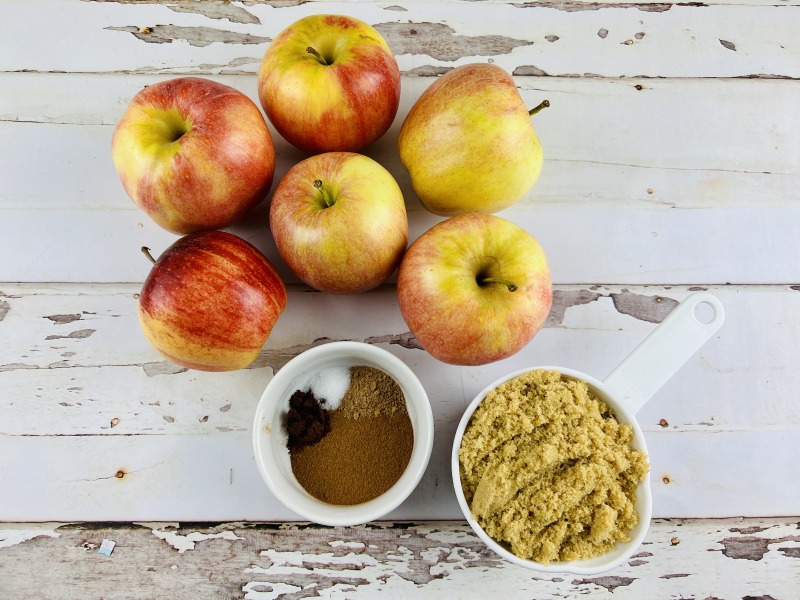 Slow Cooker Apple Butter Ingredients: