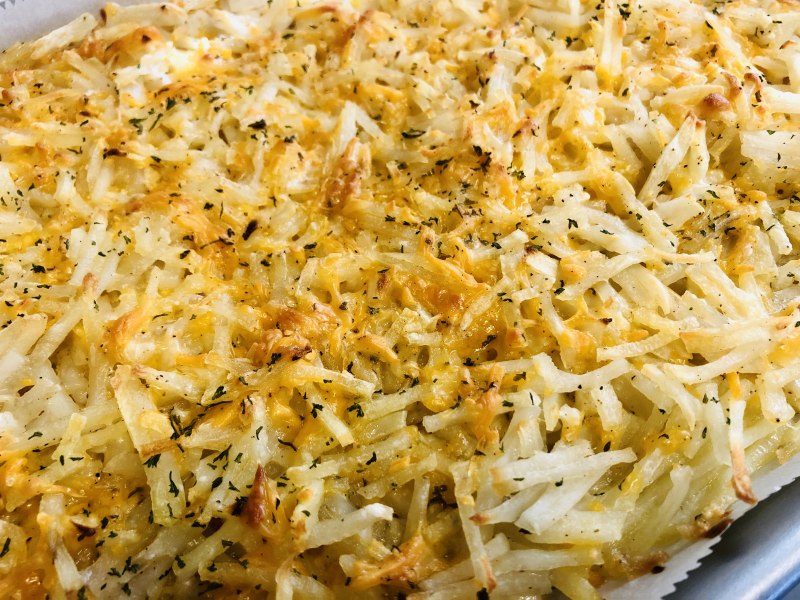 How to Make Cheesy Baked Hashbrowns