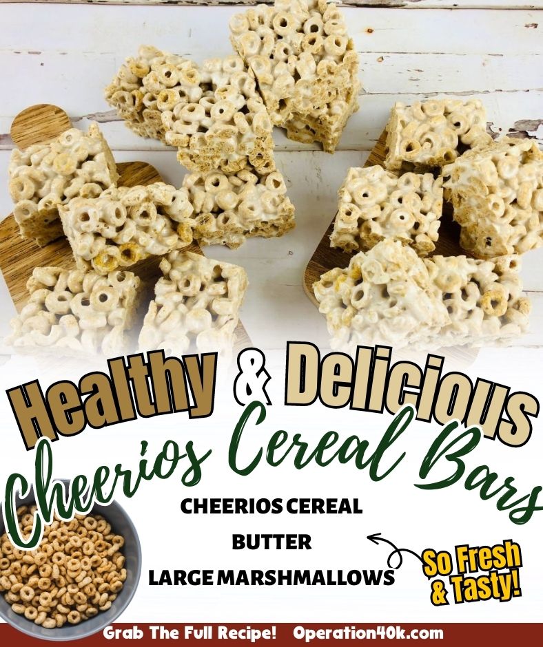 Healthy and Delicious Cheerios Cereal Bars Recipe