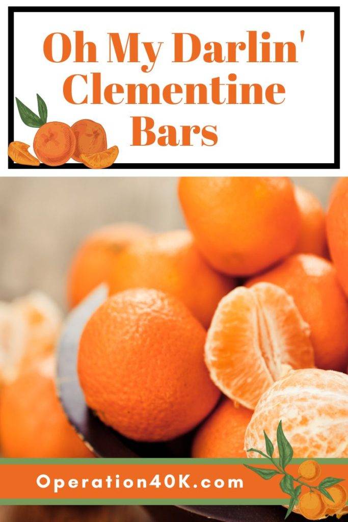 Step into Citrus Heaven: My Darling Clementine Bars
