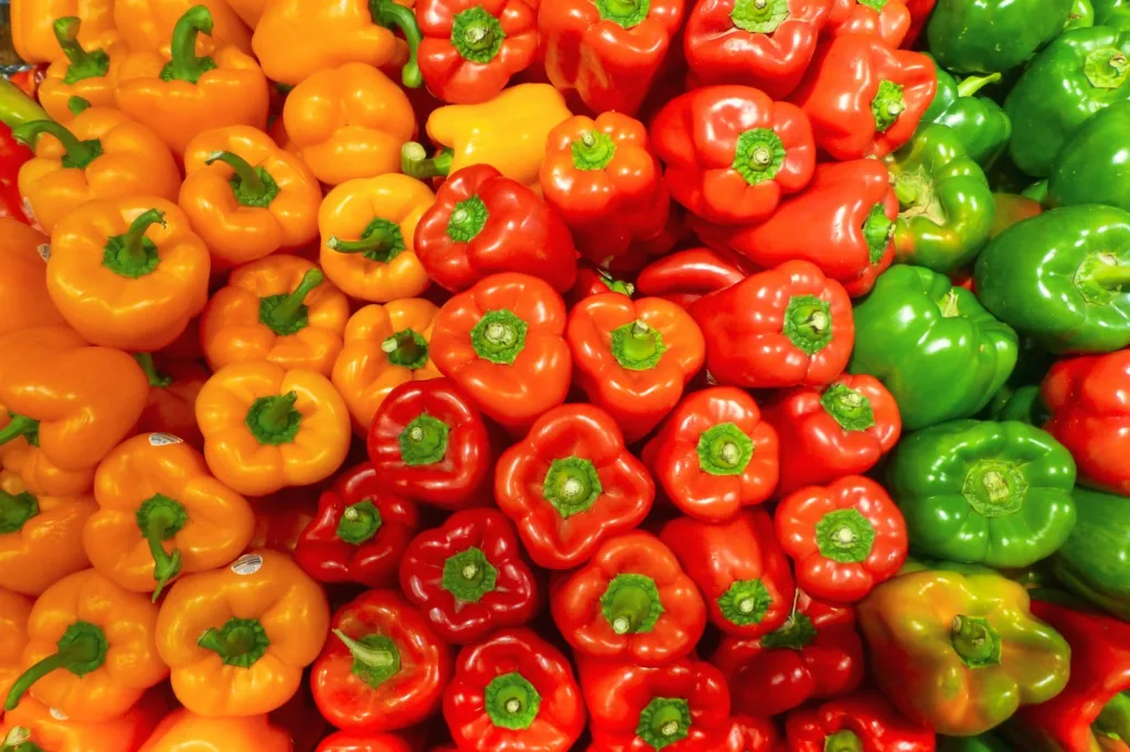 On The Go Dinner Ideas fresh bell peppers
