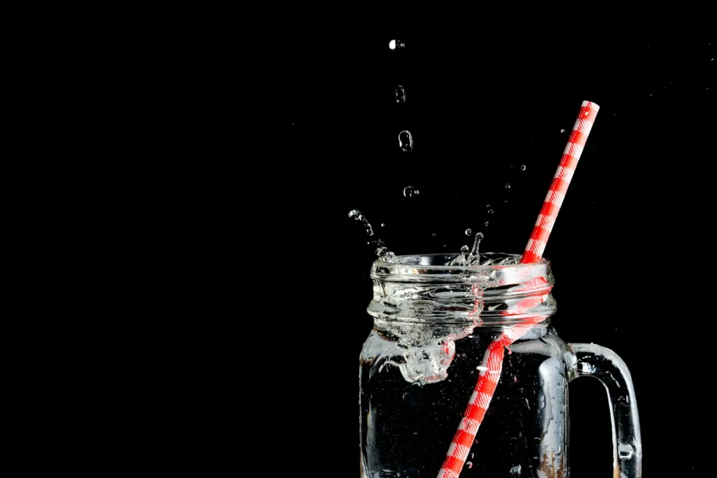 Dinner Ideas for Braces always use a straw in a drink