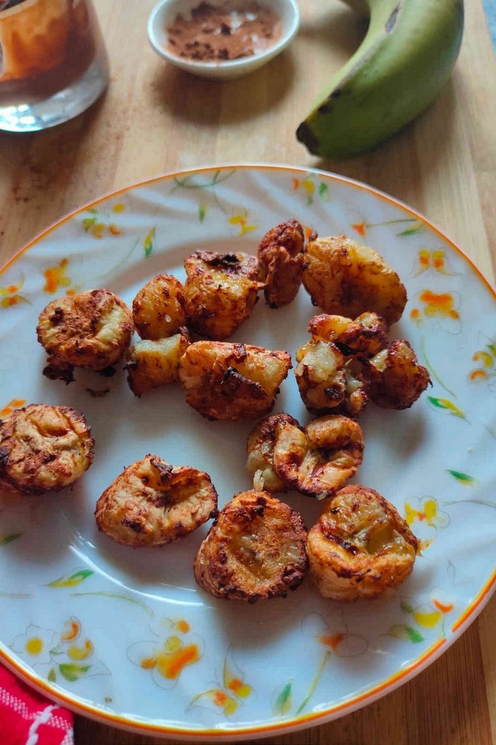 Air Fryer Fried Bananas Caramelized