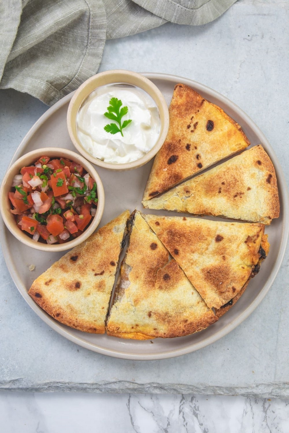 Air Fryer Quesadillas
