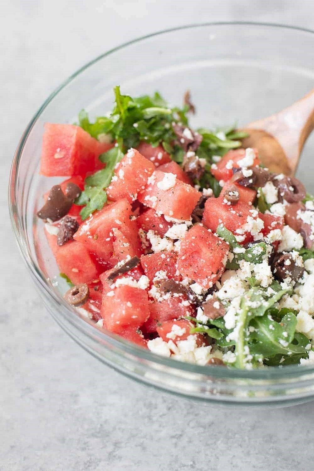 Arugula Watermelon And Feta Salad
